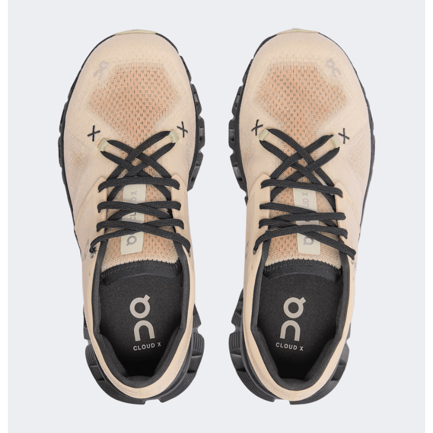 On Cloud X 3 Women Running Shoes Fawn/Magnet - Medaid