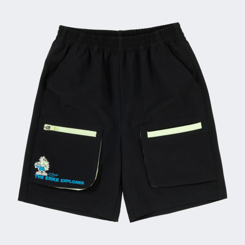 Erke Sport Infant-Boys Lifestyle Short Black - Medaid International