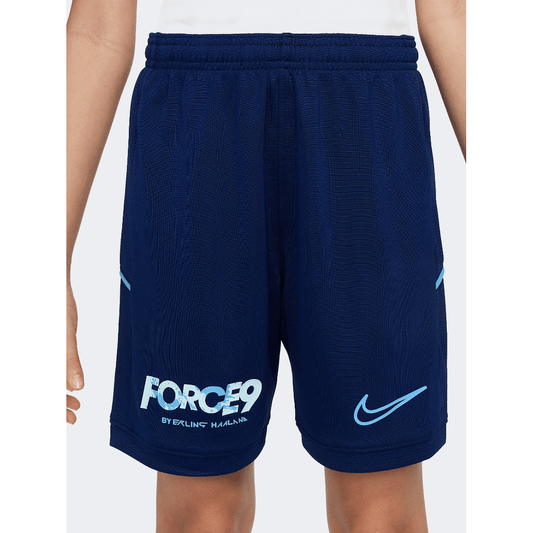 Nike Erling Haaland Academy Boys Football Short Blue - Medaid