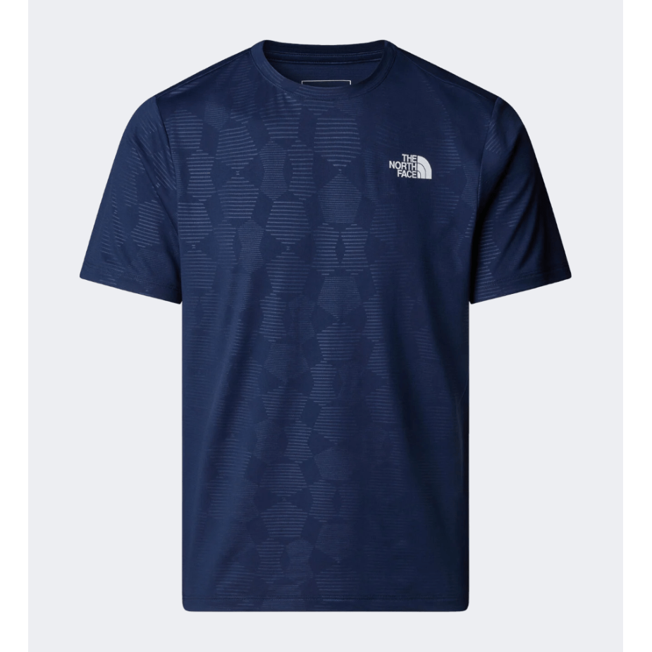The North Face 24/7 Embossed Men Hiking T-Shirt Navy/Tent Model - Medaid International