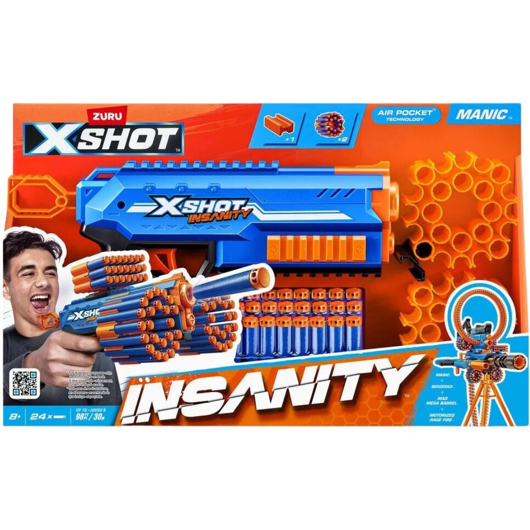 X Shot Insanity Manic Blaster - Medaid International