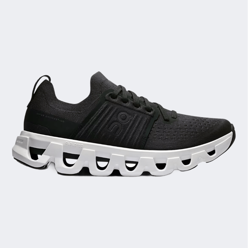 On Cloudswift 4 Women Running Shoes Black/White - Medaid