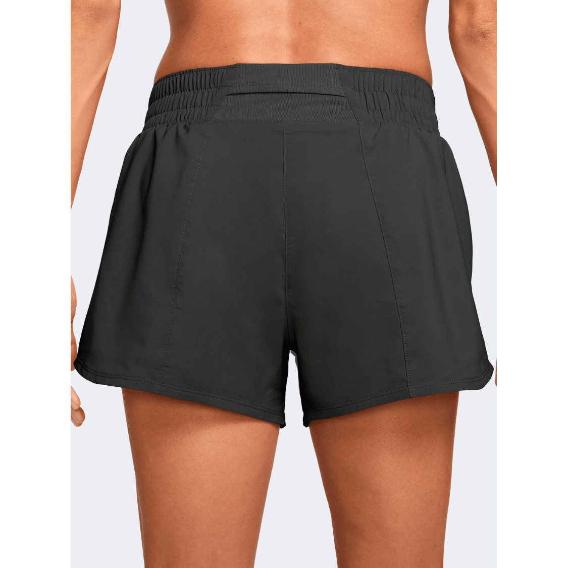 Nike One Swoosh Mid Rise Women Running Short Black - Medaid