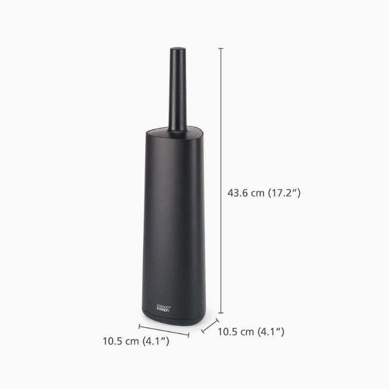 Joseph Joseph Flex™ 360 Matt Black Toilet Brush - Medaid