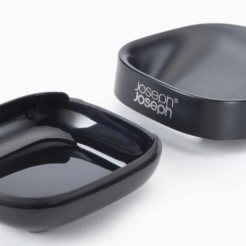 Joseph Joseph Slim™ Compact Matt Black Soap Dish - Medaid