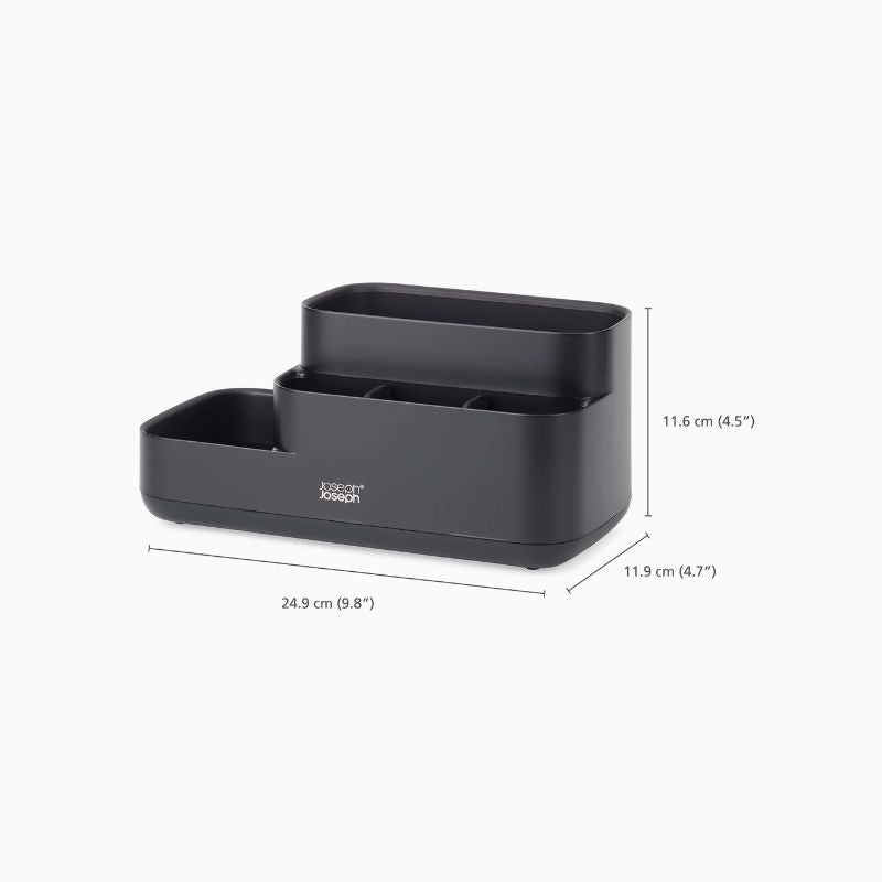 Joseph Joseph EasyStore™ Matt Black Bathroom Storage Caddy - Medaid
