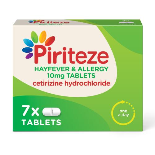 Piriteze - Allergy One-a-day 7 Tablets - Medaid