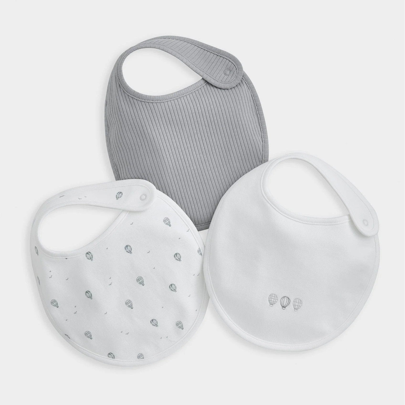 Hot Air Balloon Print Bibs (Set of 3) - Medaid International