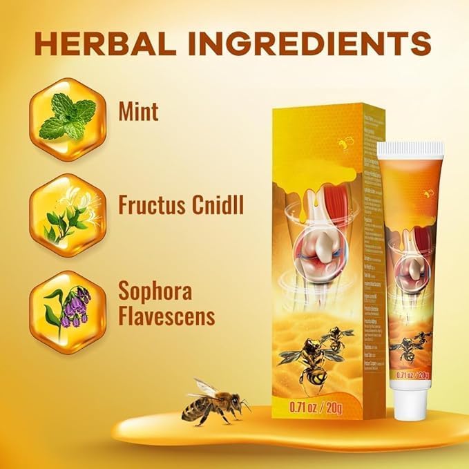 3PCS Bee Venom Gel, Professional gel for Joints, Knees, Back and neck (Pack of 3) - Medaid