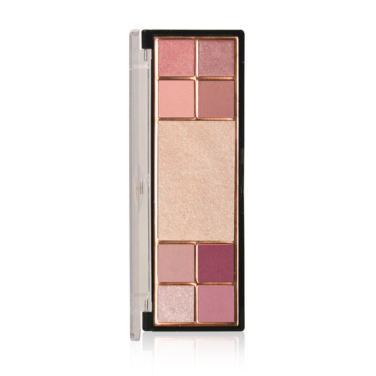 Camila Eyeshadows & Metallic Highlighter Palette, Samoa - Medaid