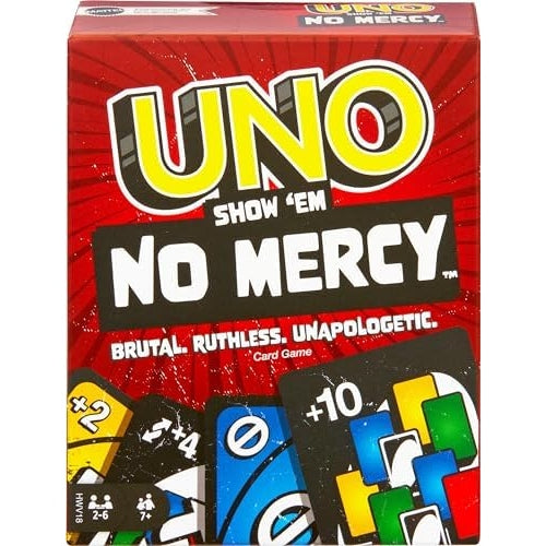 UNO Show ‘em No Mercy Card Game for Kids, Adults & Family Night, Parties and Travel - Medaid