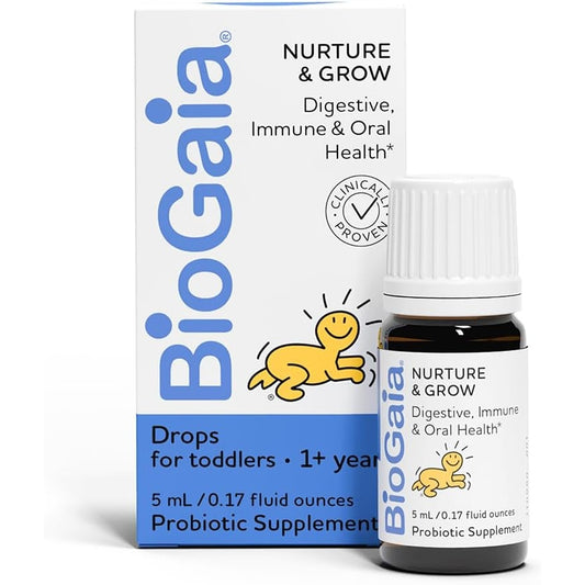 BioGaia Nurture & Grow Toddler Probiotic | Ages 1+ | 25-Day Supply - Medaid