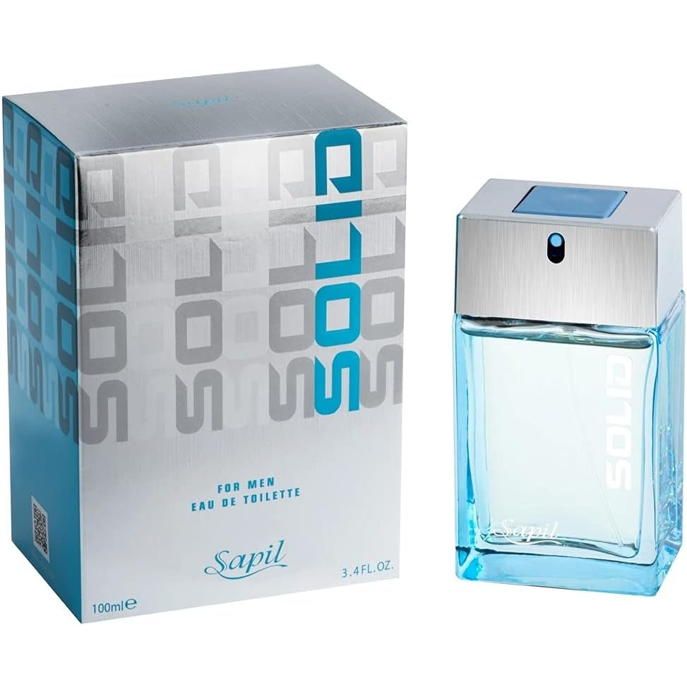 Sapil Solid for Men Eau De Toilette 100ml - Medaid