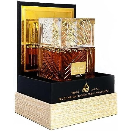Lattafa Perfumes Khamrah for Unisex Eau de Parfum Spray, 3.4 Ounce - Medaid International