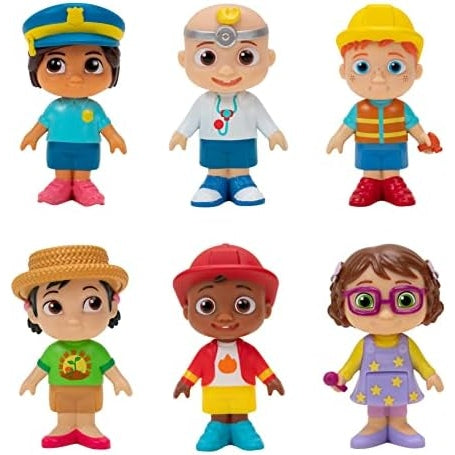 Cocomelon Career Friends 6 Figure Pack - Medaid