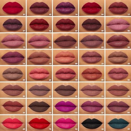 Sephora Collection Cream Lip Stain Liquid Lipstick - 96 Red Velvet - Medaid