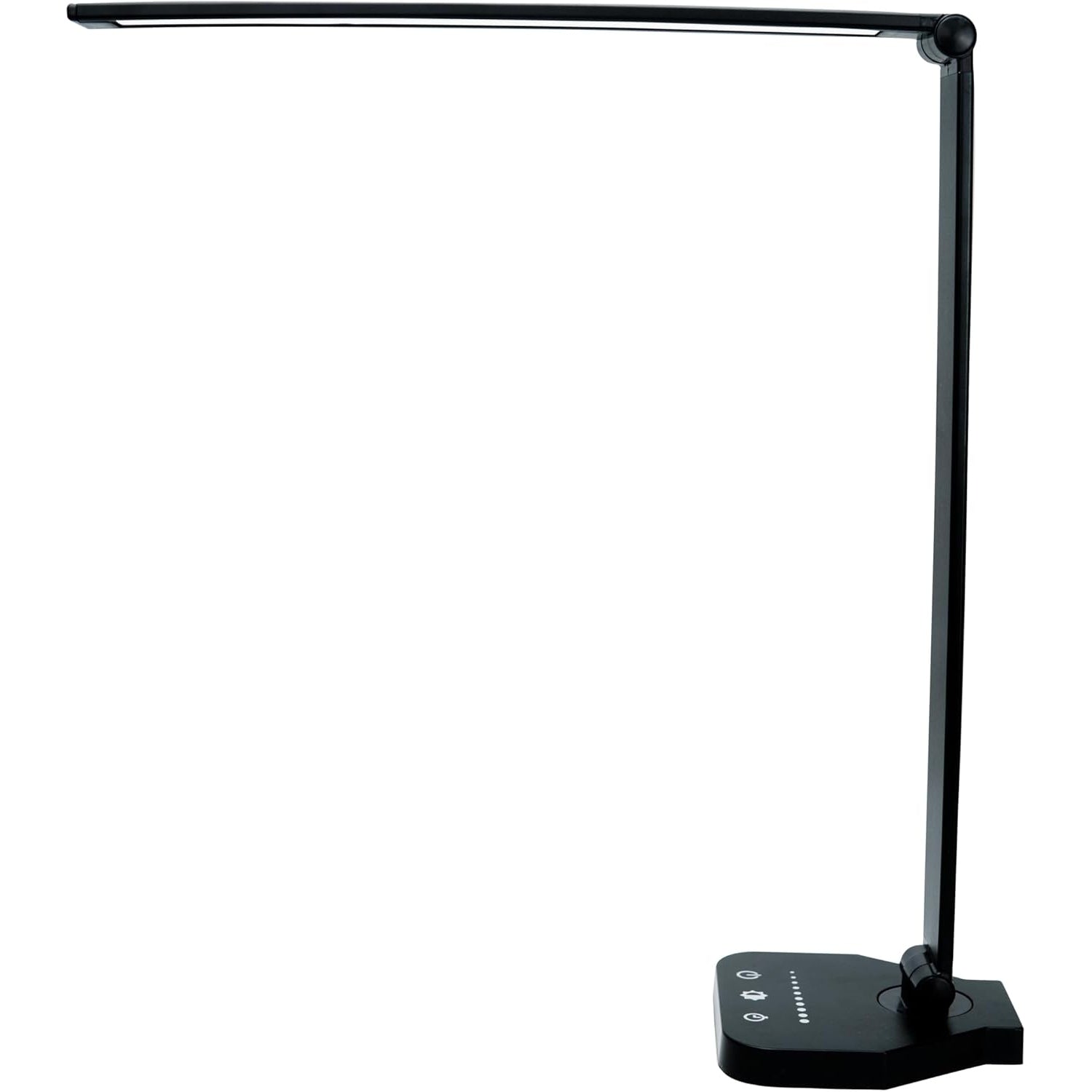 White crown LED Desk Lamp Dimmable Table Lamp Reading Lamp with USB Charging Port, 5 Lighting Modes, Sensitive Control, 30/60 Minutes Auto-Off Timer, Eye-Caring Office Lamp - Medaid