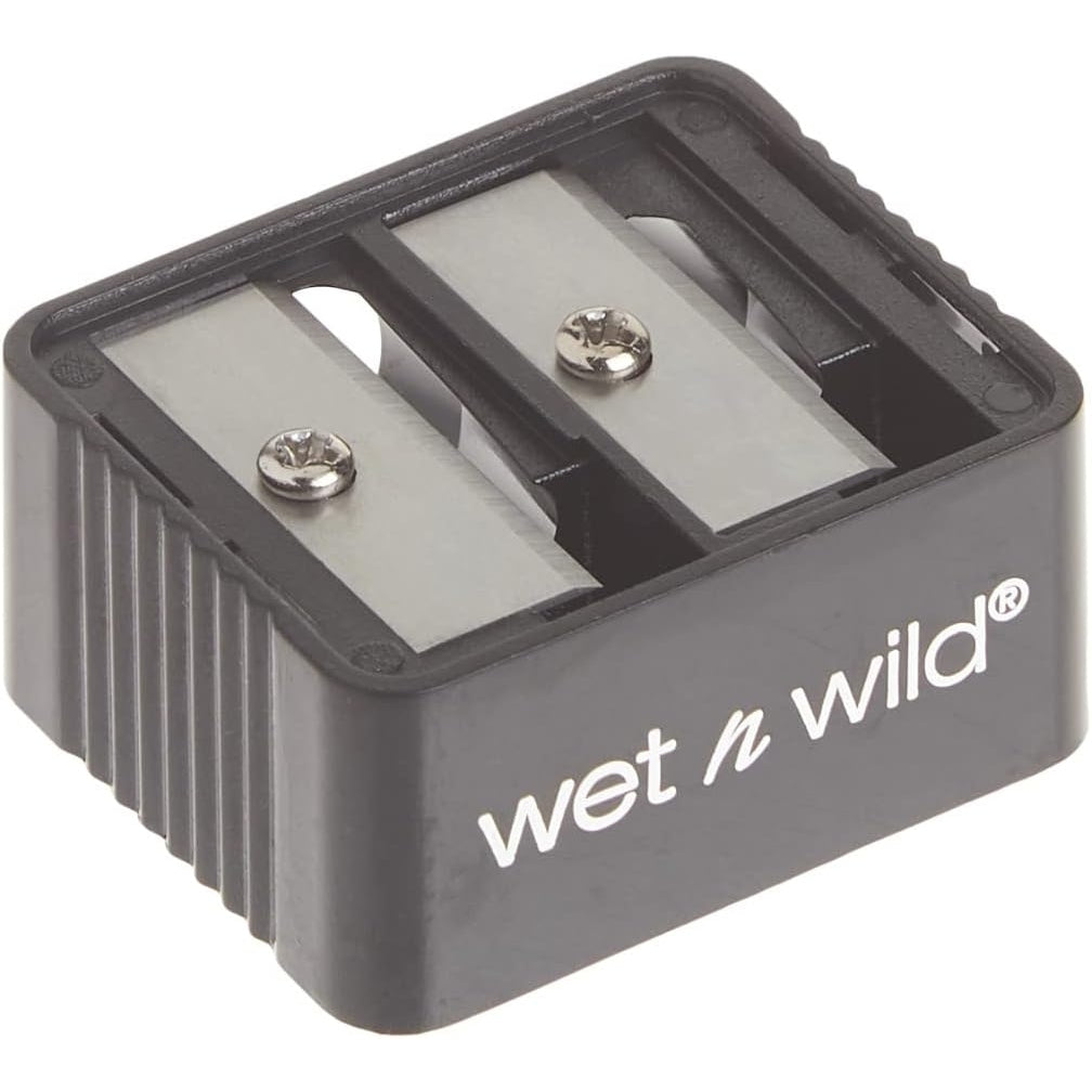 wet n wild Dual Pencil Sharpener Dual-Pencil Eyeliner Pencil Sharpener | Convenient | Essential Tool | Sharpens | Easy To Clean | Travel-Friendly | Compact - Medaid