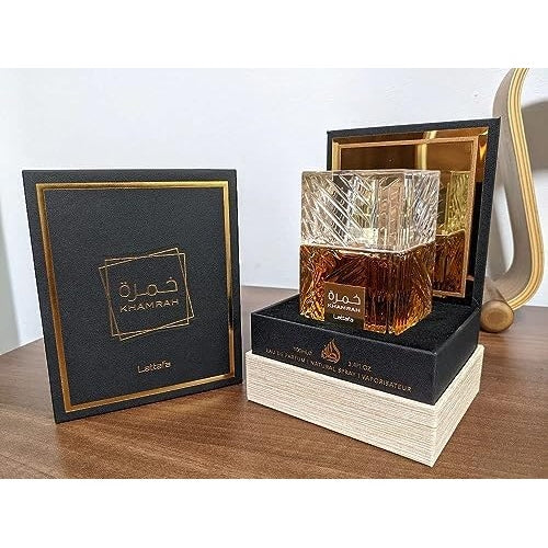 Lattafa Perfumes Khamrah for Unisex Eau de Parfum Spray, 3.4 Ounce - Medaid International