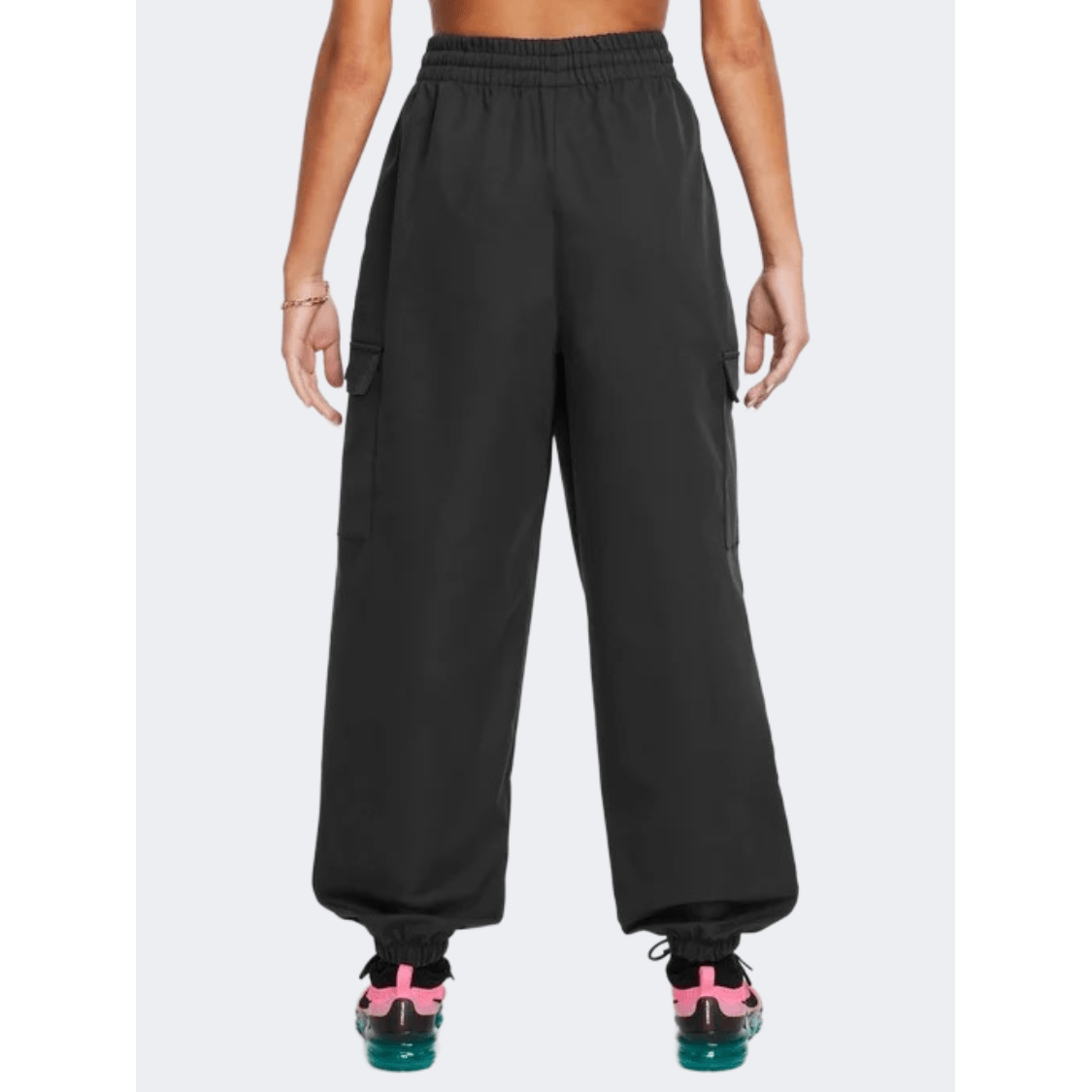 Nike Sportswear Cargo Girls Lifestyle Pant Black/White - Medaid