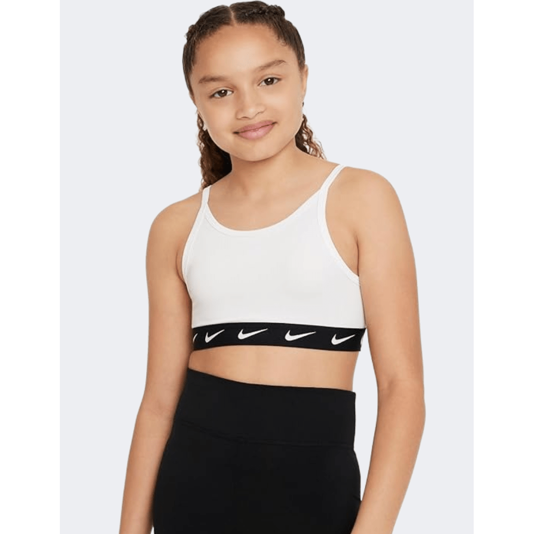Nike One Girls Training Bra White - Medaid
