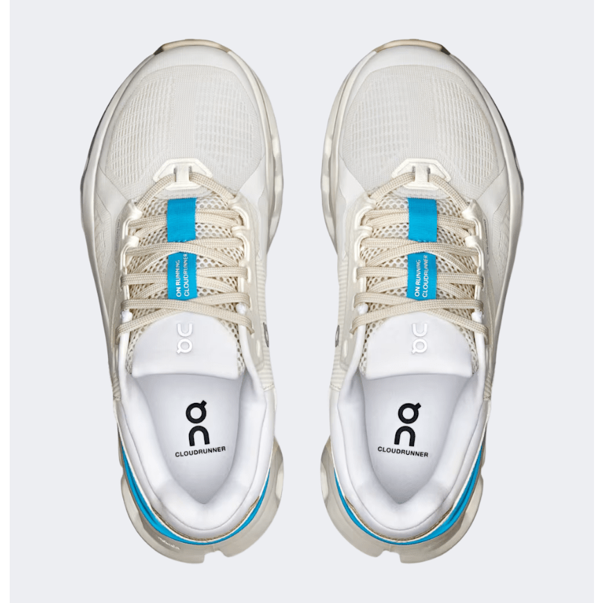 On Cloudrunner 2 Women Running Shoes White/Horizon - Medaid