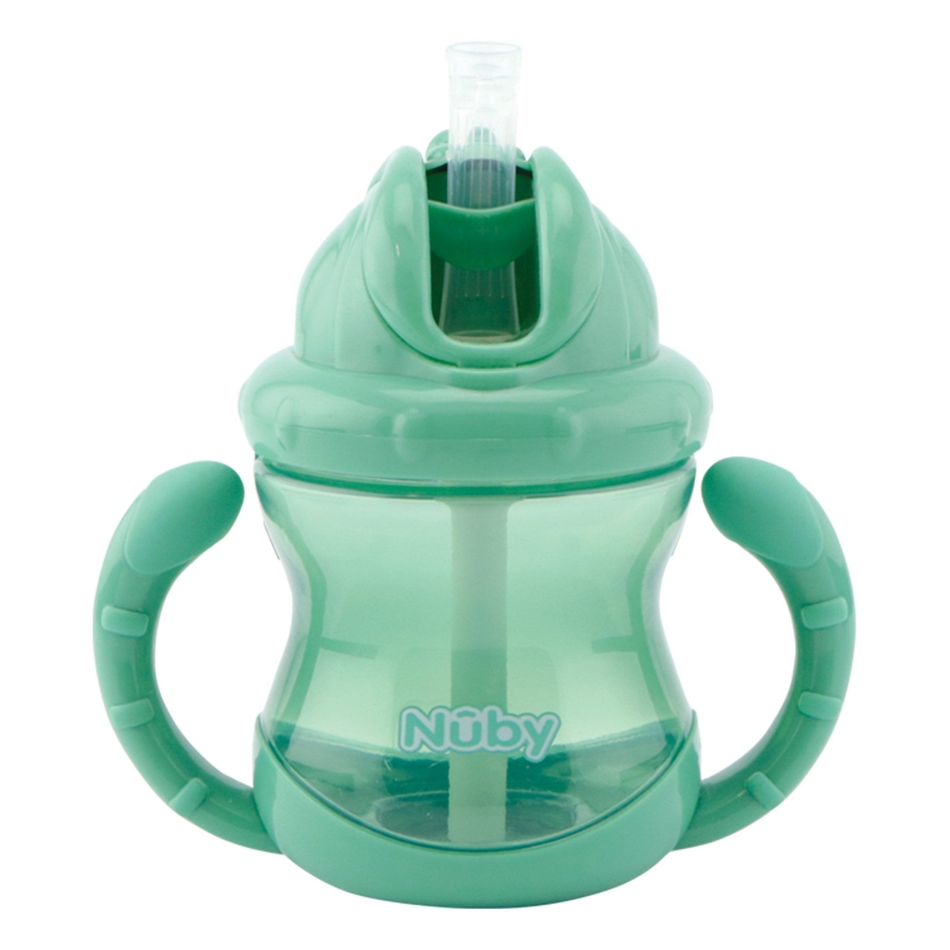 Twin Handle Flip-It Cup 240ml 12m+ Medium Green - Medaid International