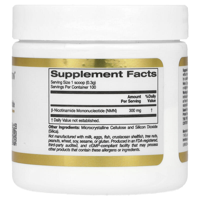 California Gold Nutrition, NMN Powder, 1.06 oz (30 g) - Medaid
