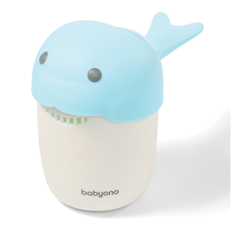 Whale Shampoo Rinse Cup Light Blue - Medaid International