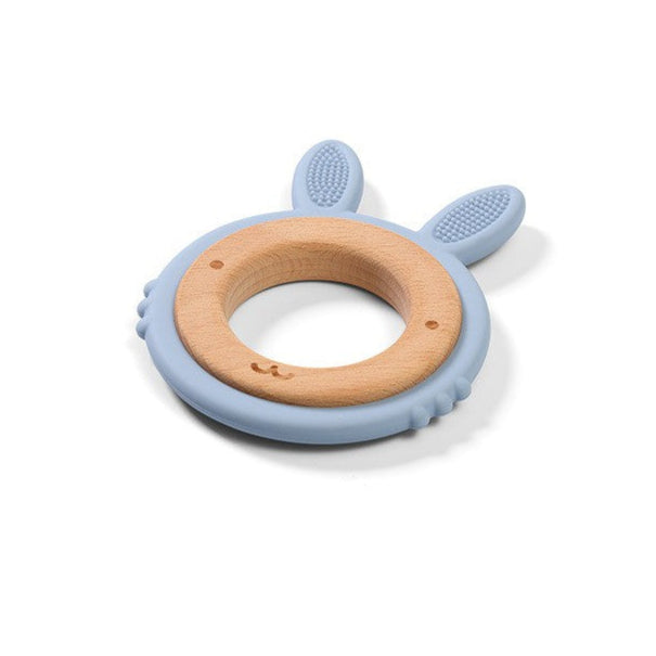 Wooden Silicon Teether Bunny - Medaid International