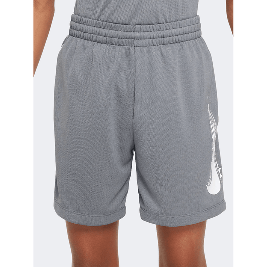 Nike Multi Boys Training Short Grey - Medaid