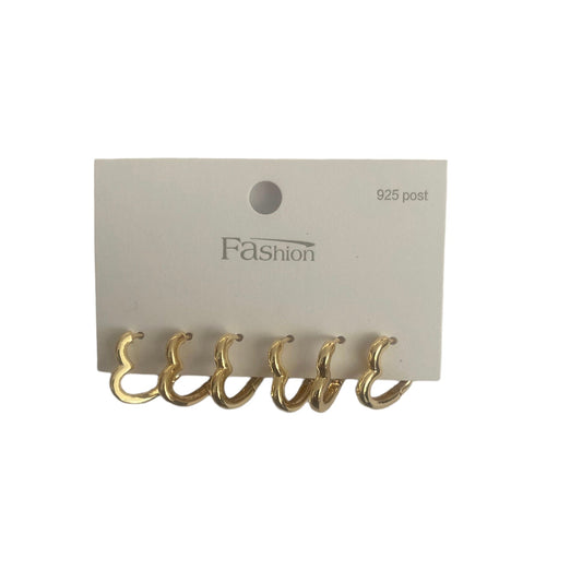 Heart set earrings accessory #4051 - Medaid