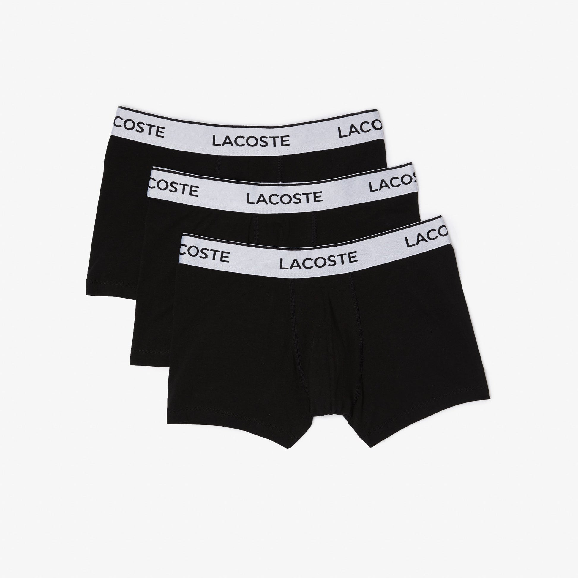 Men's Lacoste Contrast Waistband Trunk Three-Pack - Medaid International