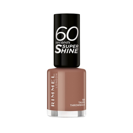 Rimmel 60 Seconds Nail Polish 101 Taupe Throwback - Medaid