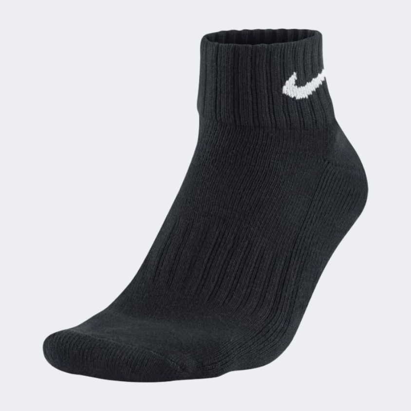 Nike Cushioned Ankle Unisex Training Sock Black/White - Medaid