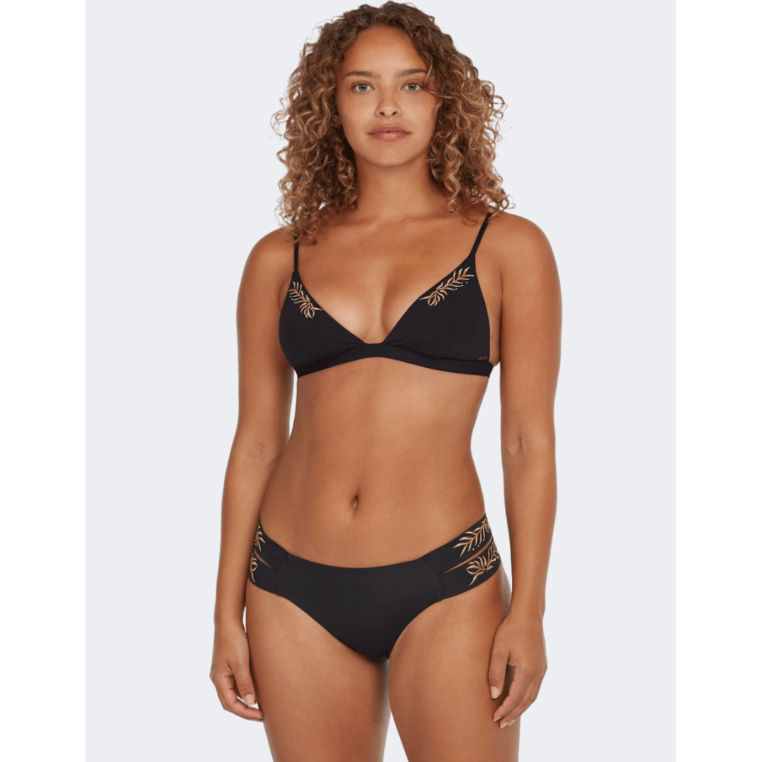 Oneill Seaside Boulder Embroidery Women Beach Bikini Set Black - Medaid International