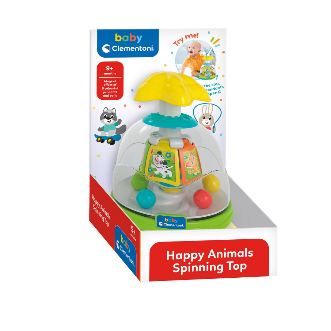 Clementoni Happy Friends Spinning Top - Medaid International