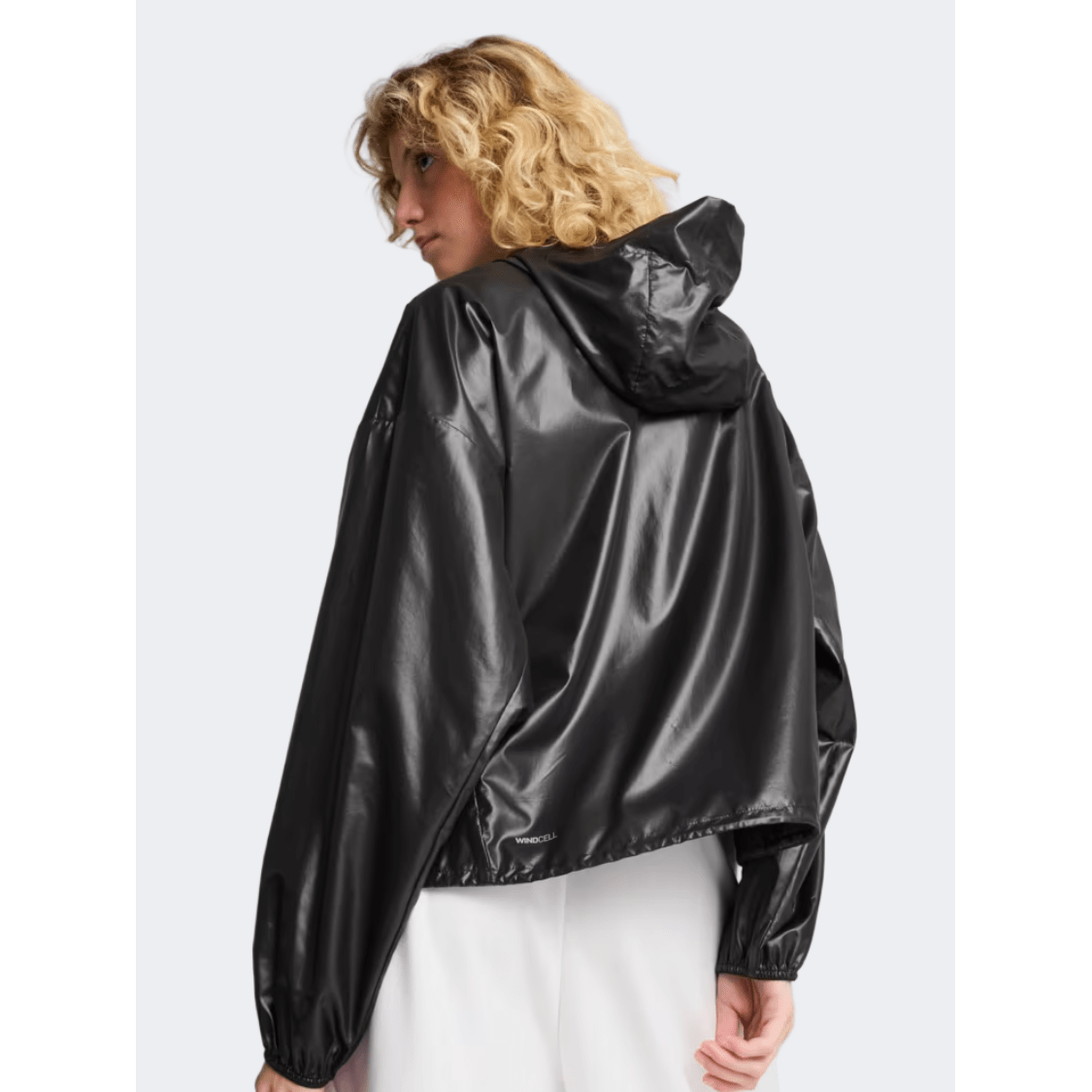 Puma Ess Oversized Wind Wardrobe Women Lifestyle Jacket Black - Medaid