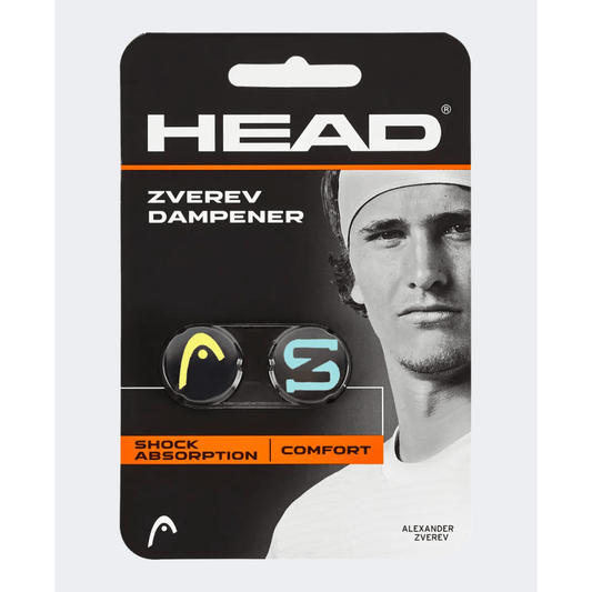 Head Zverev 2 Pieces Tennis Dampener Blue/Yellow - Medaid