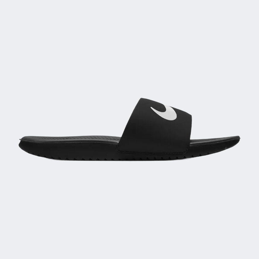 Nike Kawa Gs Boys Lifestyle Slippers Black/White - Medaid