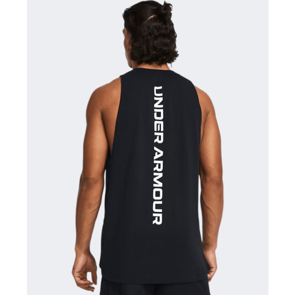Under Armour Zone Men Basketball Tank Black/White - Medaid