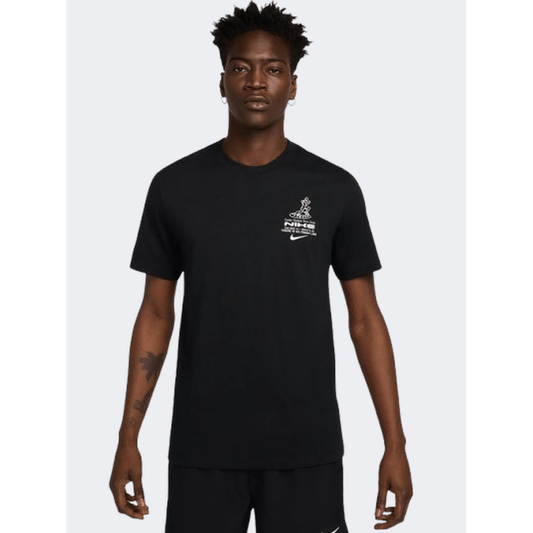 Nike I Believe Men Running T-Shirt Black/White - Medaid