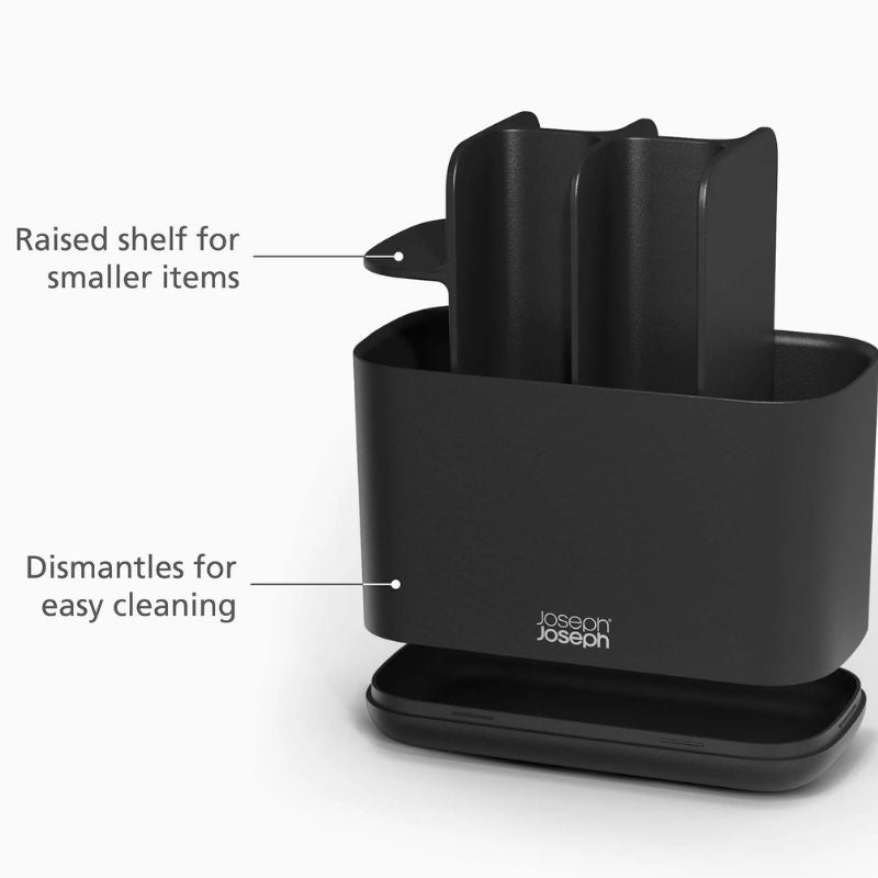 Joseph Joseph EasyStore™ Large Matt Black Toothbrush Holder - Medaid