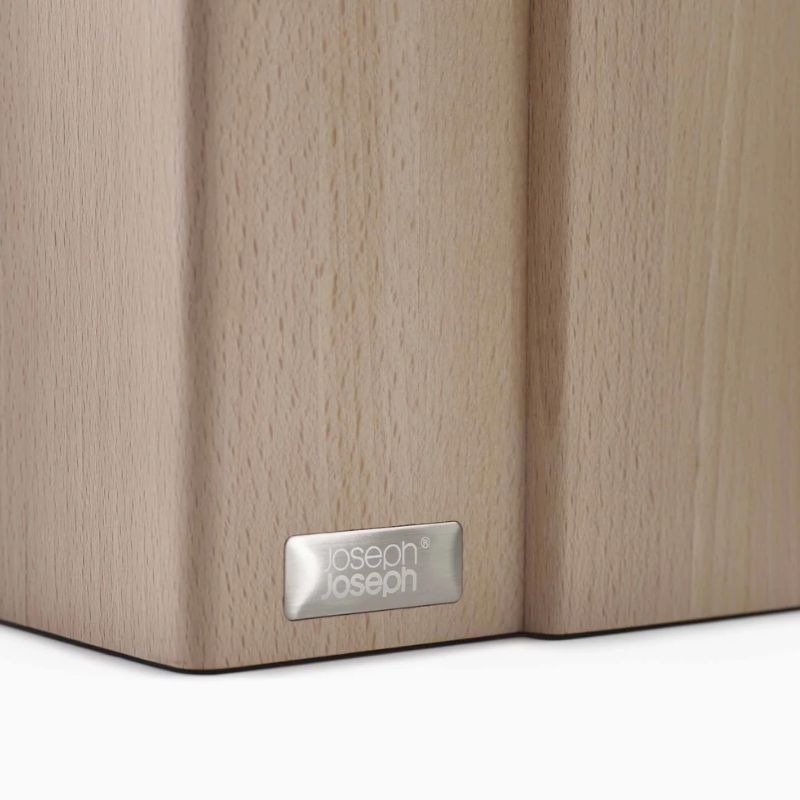 Joseph Joseph Elevate™ Fusion 5-piece Knife & Scissor Set with Beechwood Block - Medaid