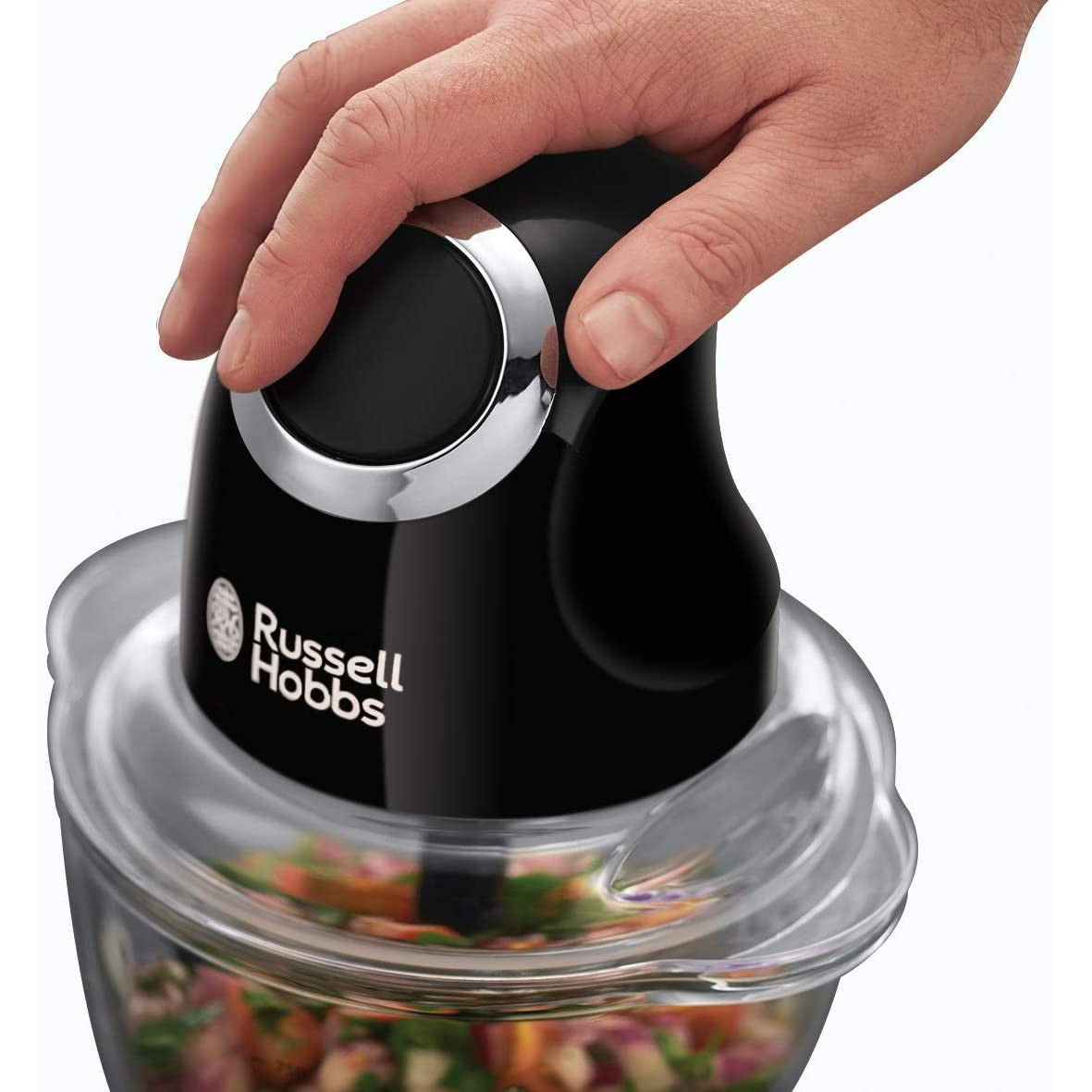 Russell Hobbs Desire Mini Chopper, Matte Black - Medaid