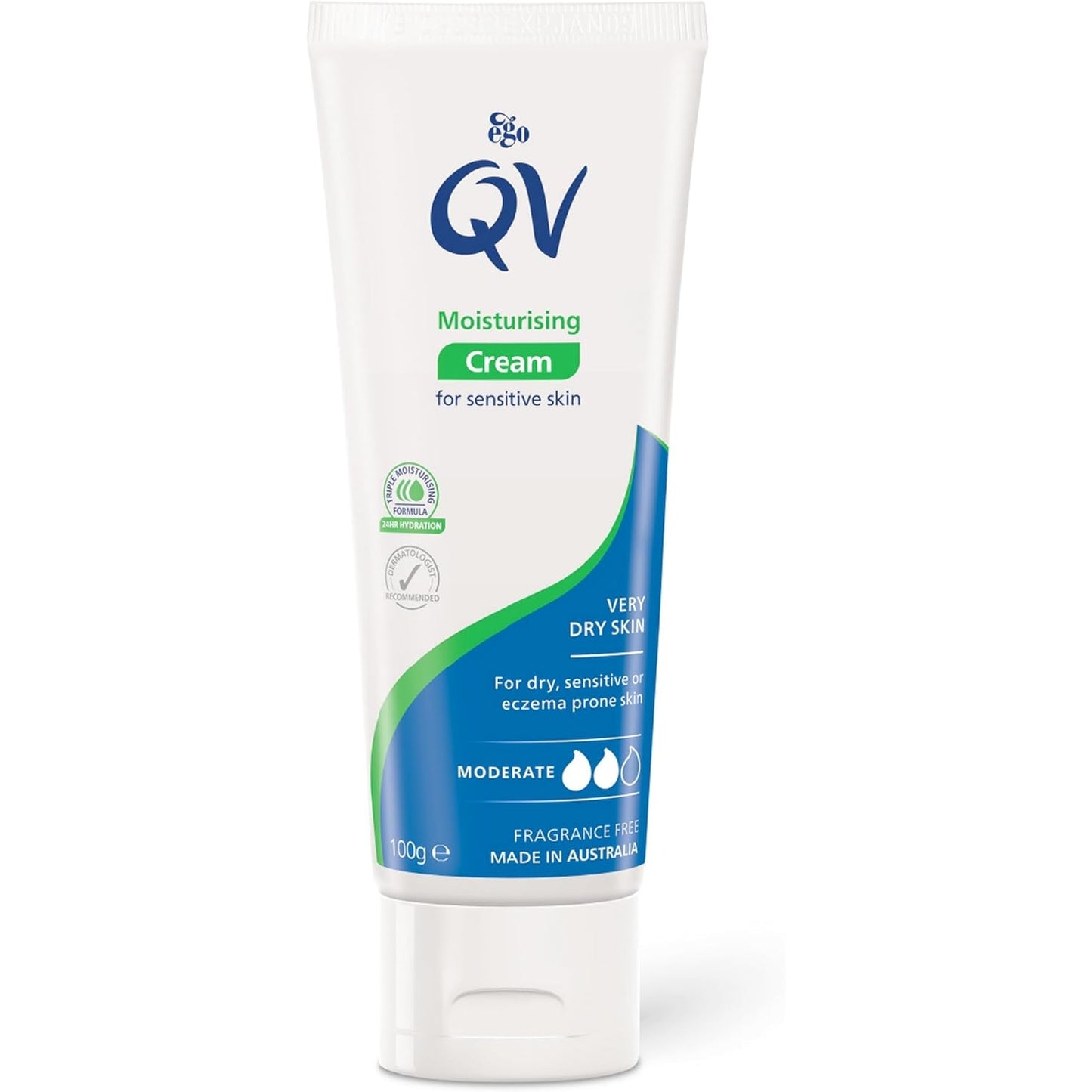 QV Cream, 500g (Pack of 1) | 10% Glycerin | Rich Protective Moisturiser, Hydrating Skin Care | Pump Dispenser Bottle - Medaid