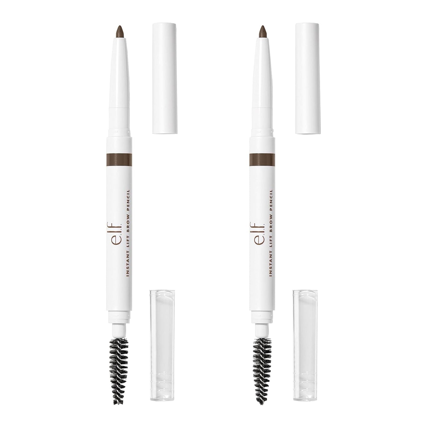 e.l.f., Instant Lift Brow Pencil, Dual-Sided, Precise, Fine Tip, Shapes, Defines, Fills Brows, Contours, Combs, Tames, Neutral Brown, 0.006 Oz - Medaid