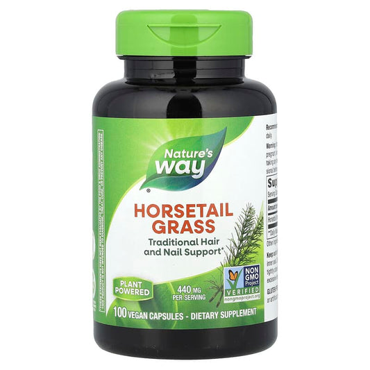 Nature's Way, Horsetail Grass, 440 mg, 100 Vegan Capsules - Medaid