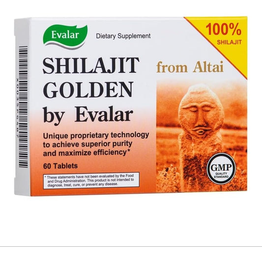 Evalar Shilajit Golden Siberian Altai 60 Tabs - Medaid