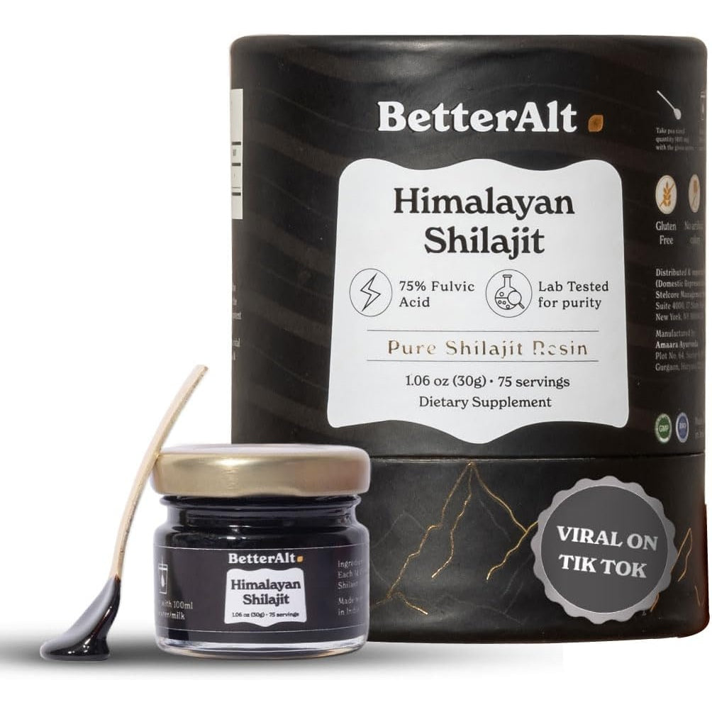 Pure Himalayan Shilajit Gummies with 100% Shilajit |High Potency Gold Grade| 60 Gummies for Energy Boost & Immune Support, 75%+ Fulvic Acid| Travel Friendly - Tamarind Flavor - Medaid